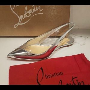 Christian Louboutin V Dec Pvc Flats